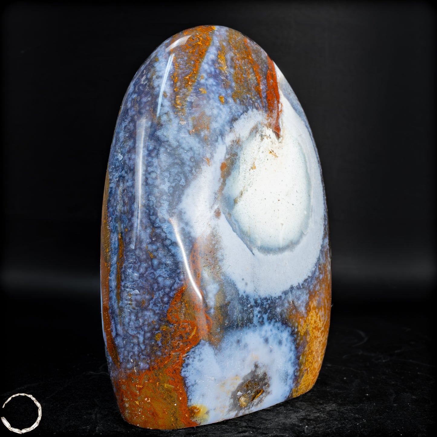 Natürlicher Ocean Jaspis-Achat Freiform - 654,37 g