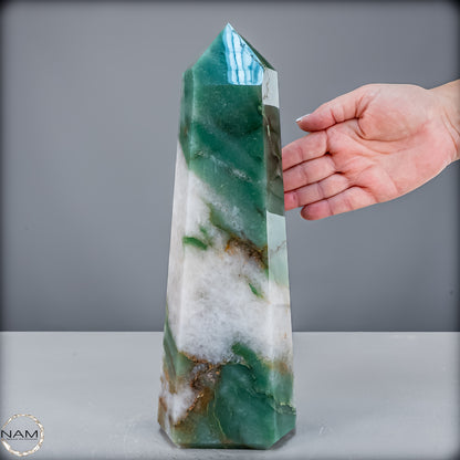 Natürlicher Aventurin Obelisk aus Brasilien - 3867,12 g