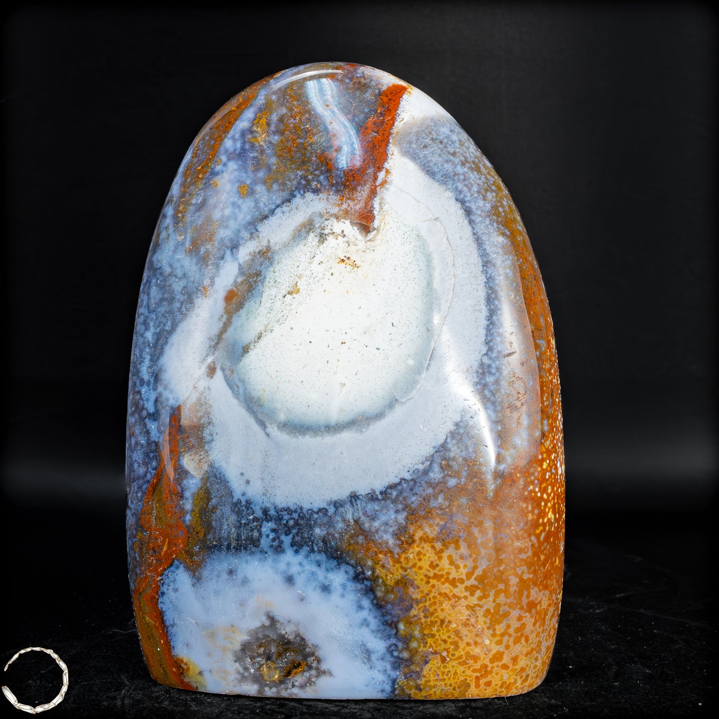 Natürlicher Ocean Jaspis-Achat Freiform - 654,37 g