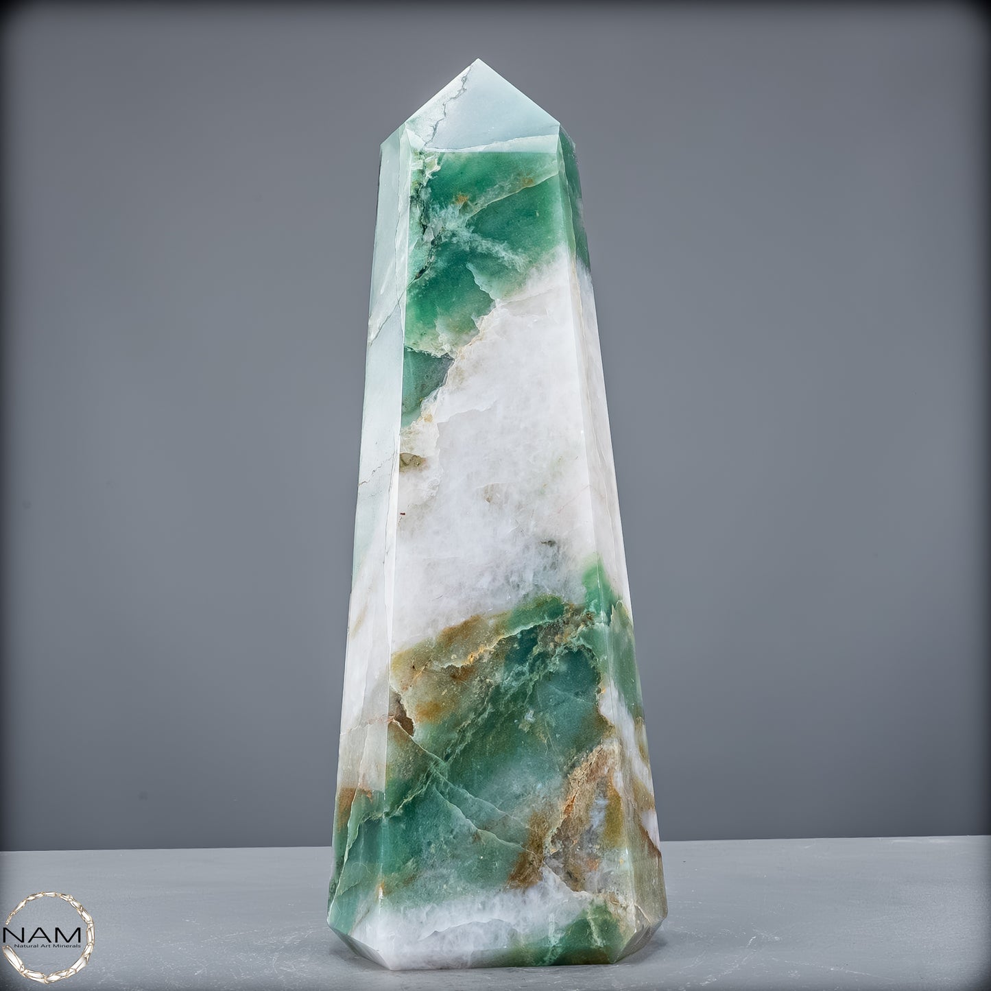 Natürlicher Aventurin Obelisk aus Brasilien - 3867,12 g