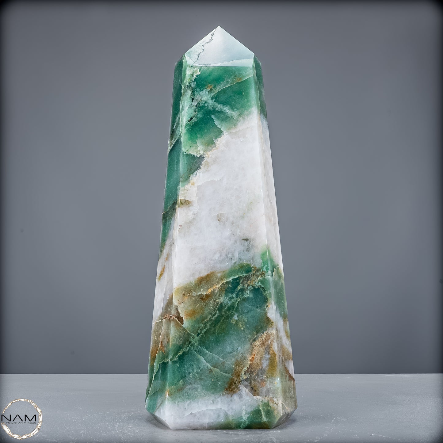 Natürlicher Aventurin Obelisk aus Brasilien - 3867,12 g