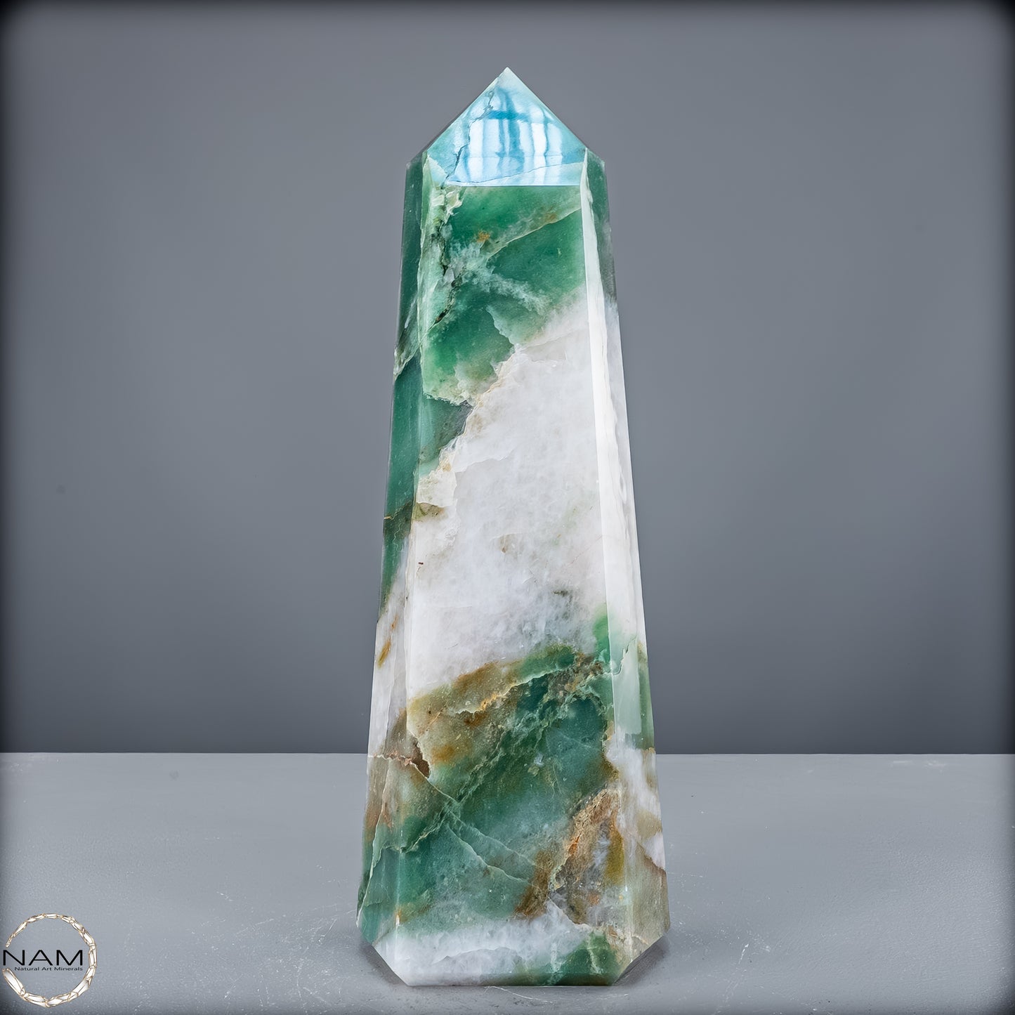 Natürlicher Aventurin Obelisk aus Brasilien - 3867,12 g