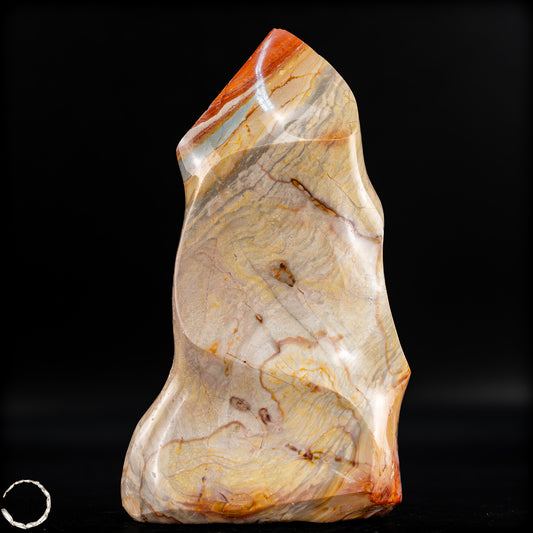 Natürliche Polychrome Jaspis Kristall-Flamme - 1003,04g