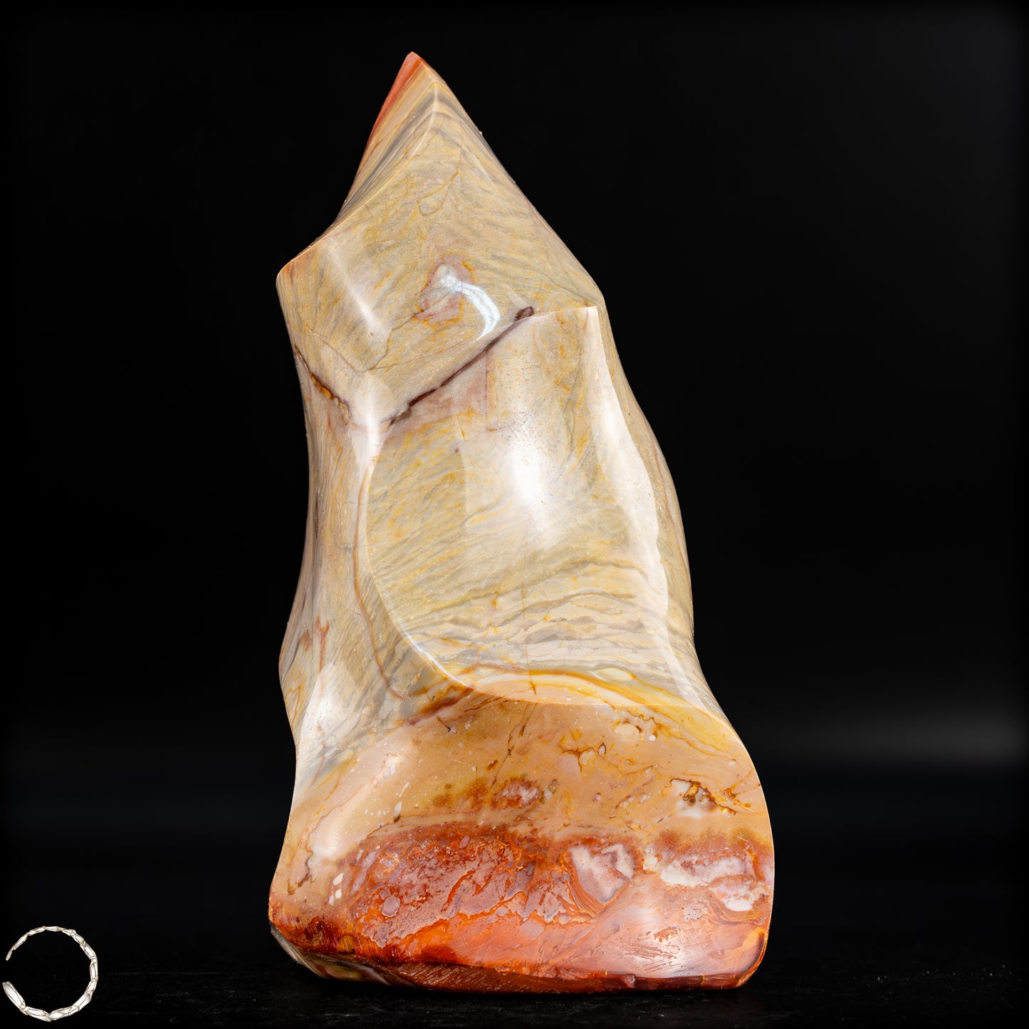 Natürliche Polychrome Jaspis Kristall-Flamme - 1003,04g