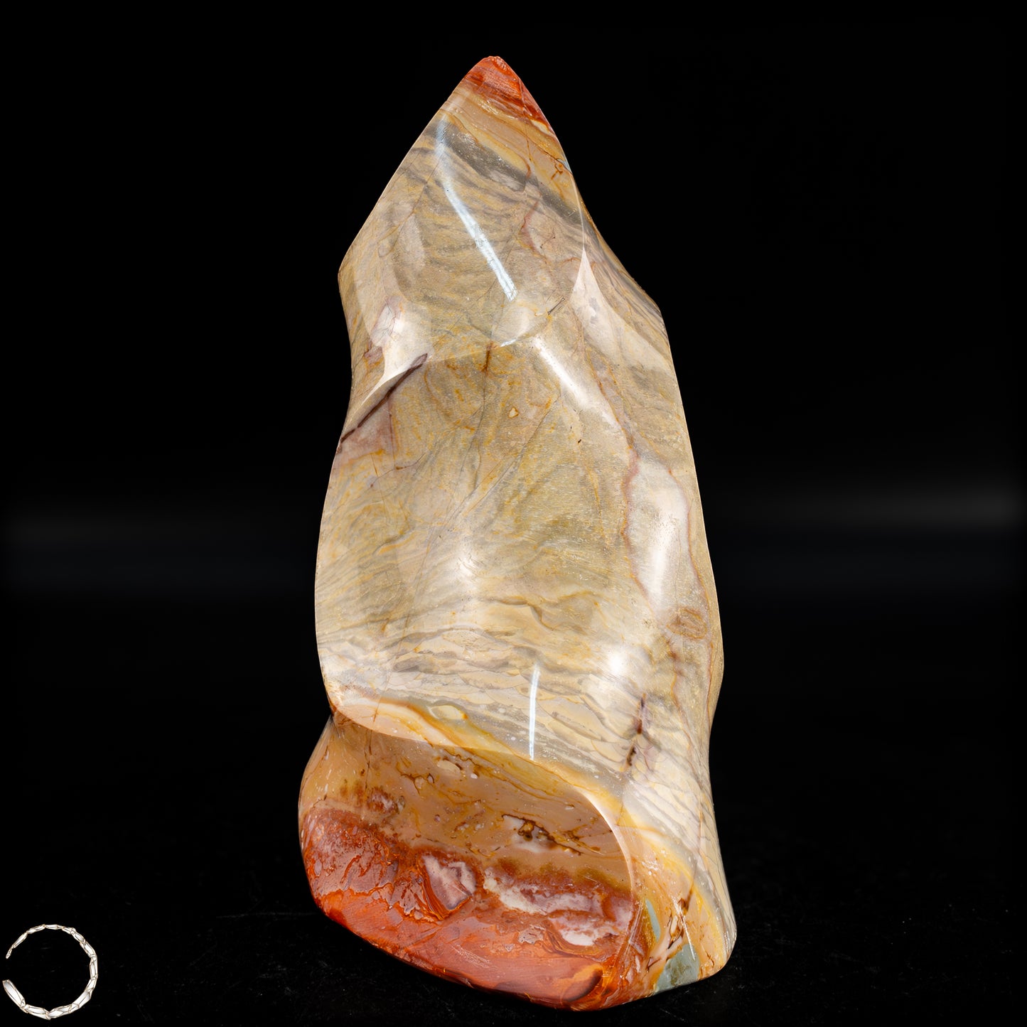 Natürliche Polychrome Jaspis Kristall-Flamme - 1003,04g