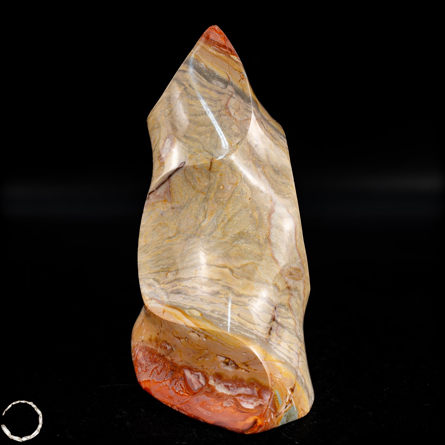 Natürliche Polychrome Jaspis Kristall-Flamme - 1003,04g