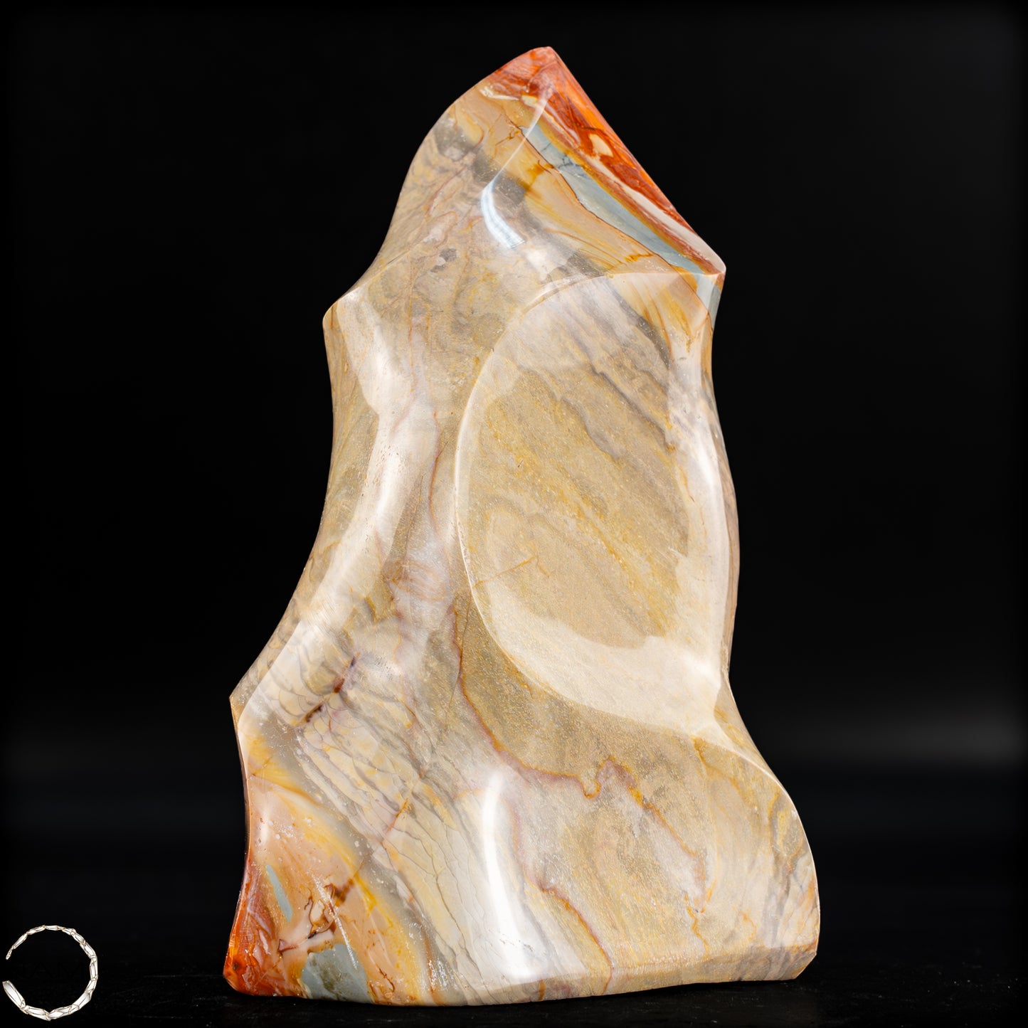 Natürliche Polychrome Jaspis Kristall-Flamme - 1003,04g