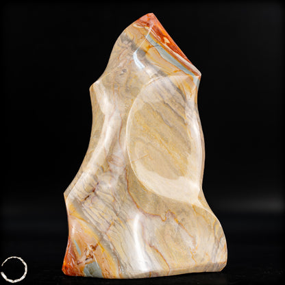 Natürliche Polychrome Jaspis Kristall-Flamme - 1003,04g