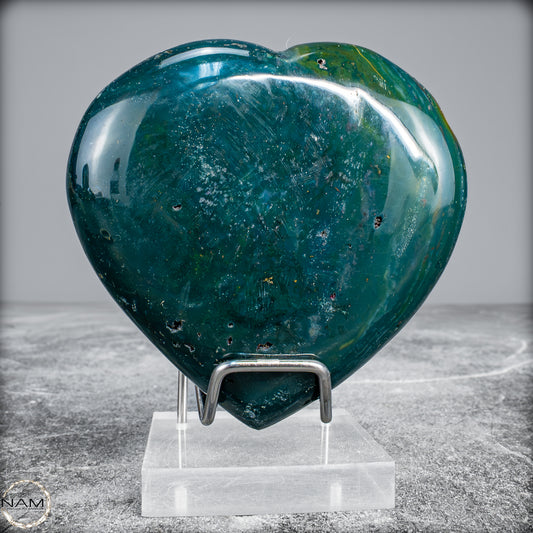 Natürliche Ozean-Jaspis Herz- 316,25 g