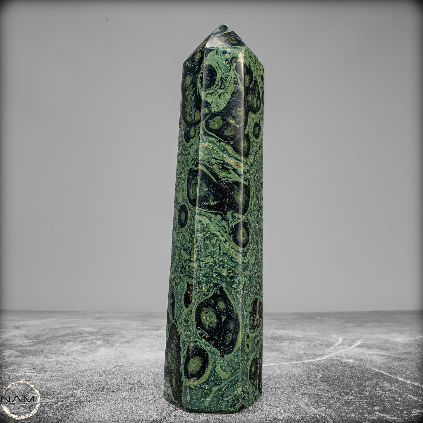 Natürlicher  Kambaba-Jaspis Obelisk - 572,41 g