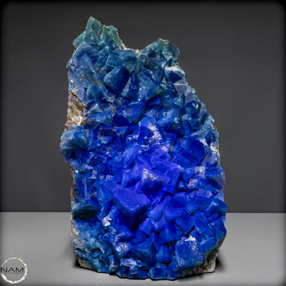 Natürliche Grüner Fluorit Kristalle auf Matrix - 14445,86 g