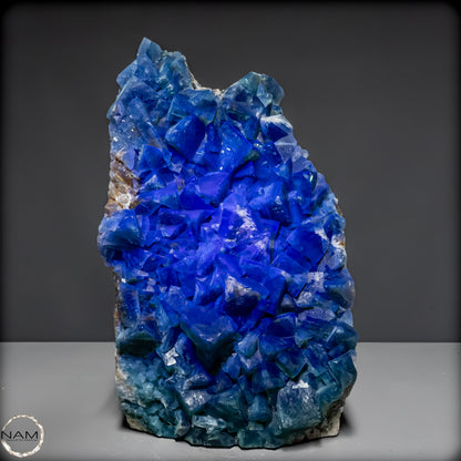 Natürliche Grüner Fluorit Kristalle auf Matrix - 14445,86 g