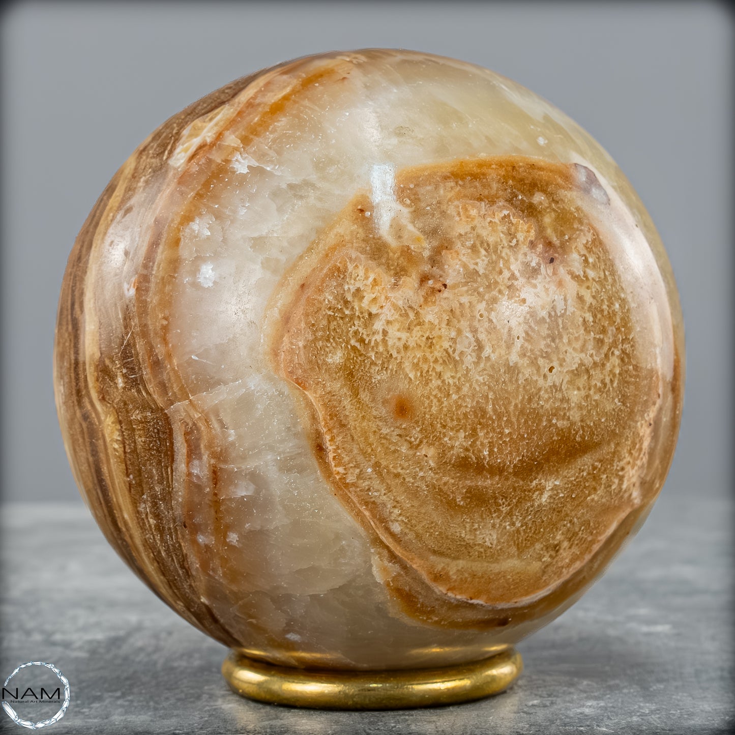 Natürliche Aragonit-Kristall Kugel - 916,62g