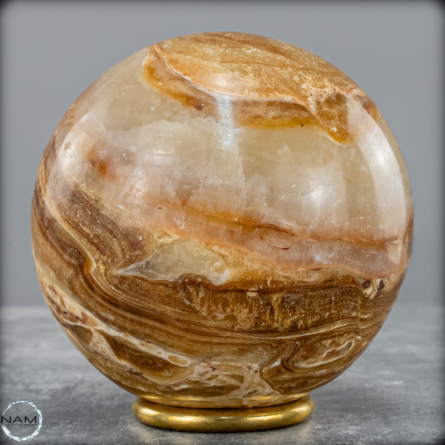Natürliche Aragonit-Kristall Kugel - 916,62g