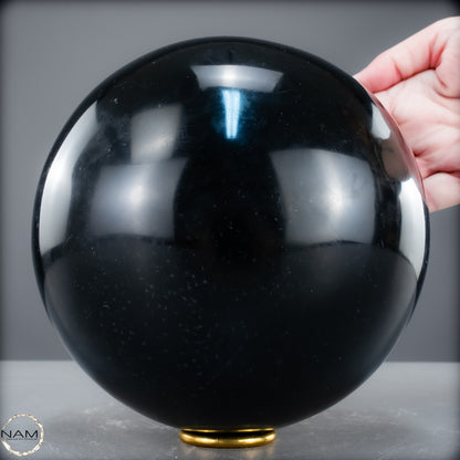Schwarze Tourmalin-Kristall Kugel aus Brasilien - 7569,14 g