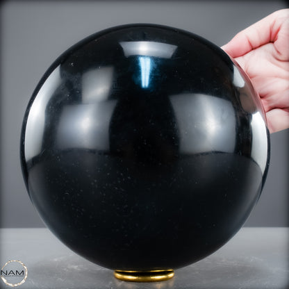 Schwarze Tourmalin-Kristall Kugel aus Brasilien - 7569,14 g