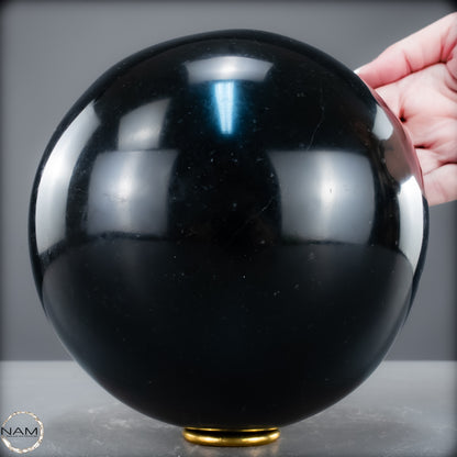 Schwarze Tourmalin-Kristall Kugel aus Brasilien - 7569,14 g