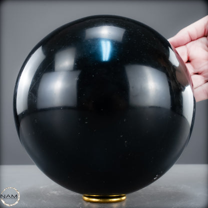 Schwarze Tourmalin-Kristall Kugel aus Brasilien - 7569,14 g