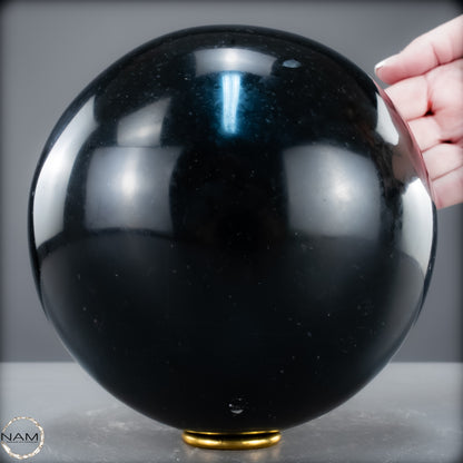 Schwarze Tourmalin-Kristall Kugel aus Brasilien - 7569,14 g