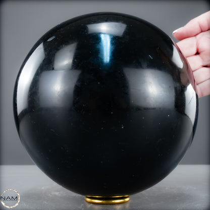 Schwarze Tourmalin-Kristall Kugel aus Brasilien - 7569,14 g