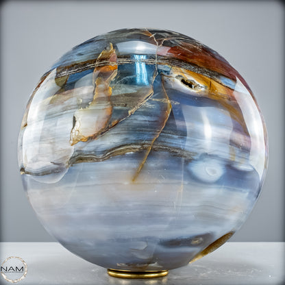 Natürliche Ocean-Jaspis-Achat Kugel - 20946,12 g