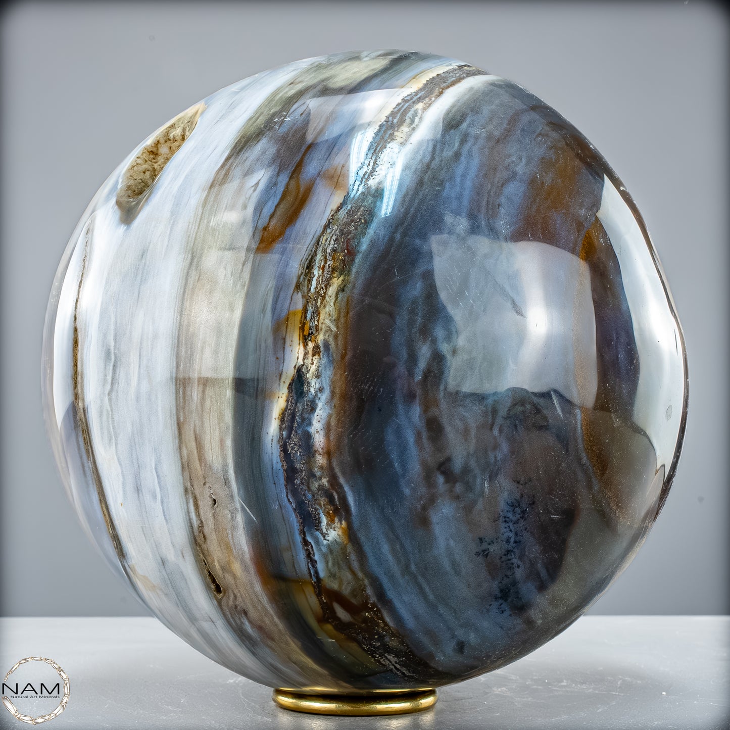 Natürliche Ocean-Jaspis-Achat Kugel - 20946,12 g