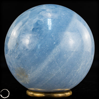 Natürliche Blaue Calcit-Kristall Kugel - 710,29g