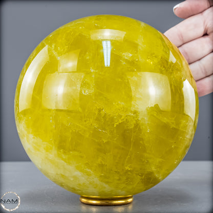 Top Qualität Transparenter Citrin Kristall Kugel - Brasilien - 3920,14 g