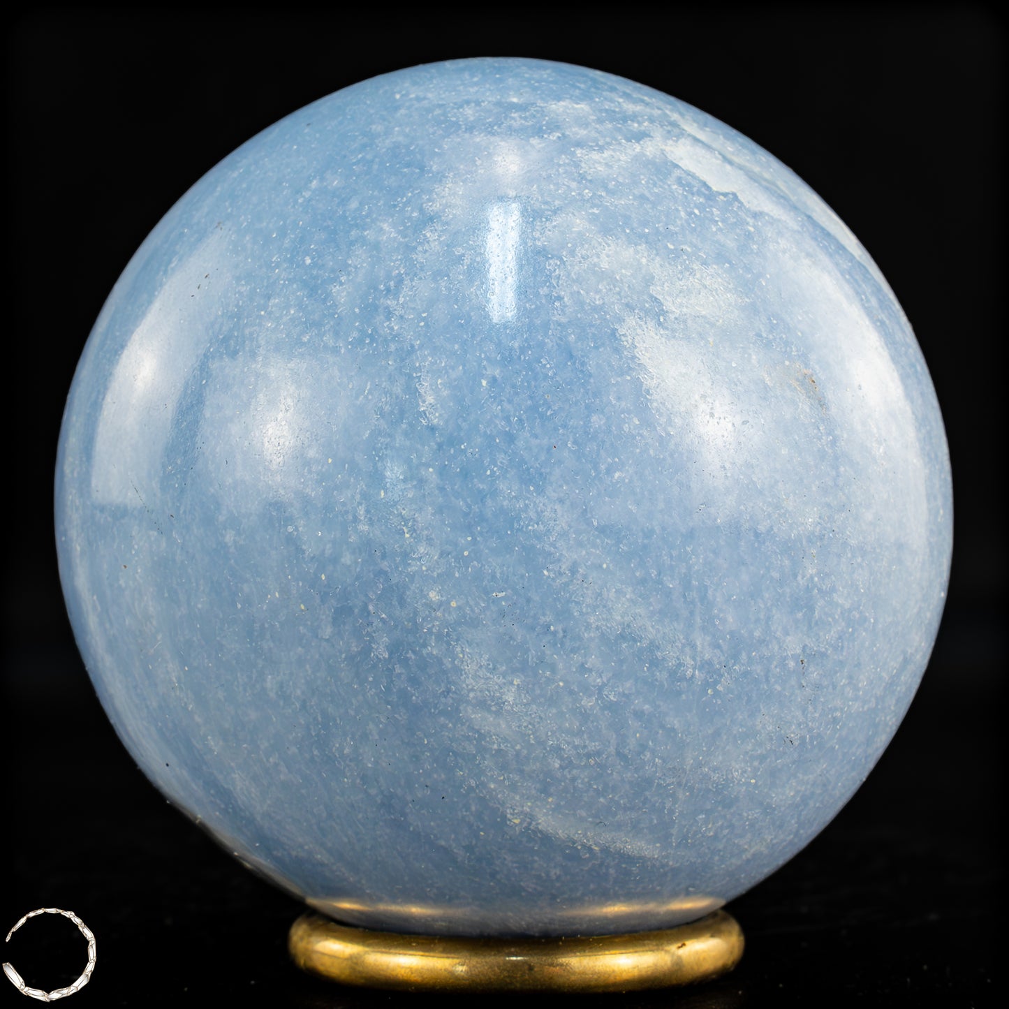 Natürliche Blaue Calcit-Kristall Kugel - 710,29g