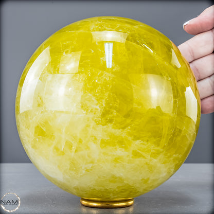 Top Qualität Transparenter Citrin Kristall Kugel - Brasilien - 3920,14 g