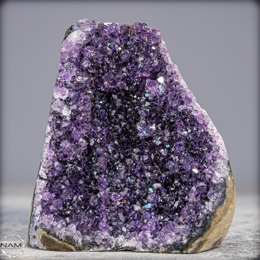Natürliche Amethyst-Kristall Druse - 598,98g