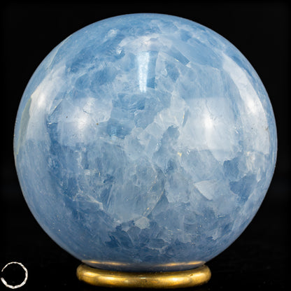 Natürliche Blaue Calcit-Kristall Kugel - 710,29g
