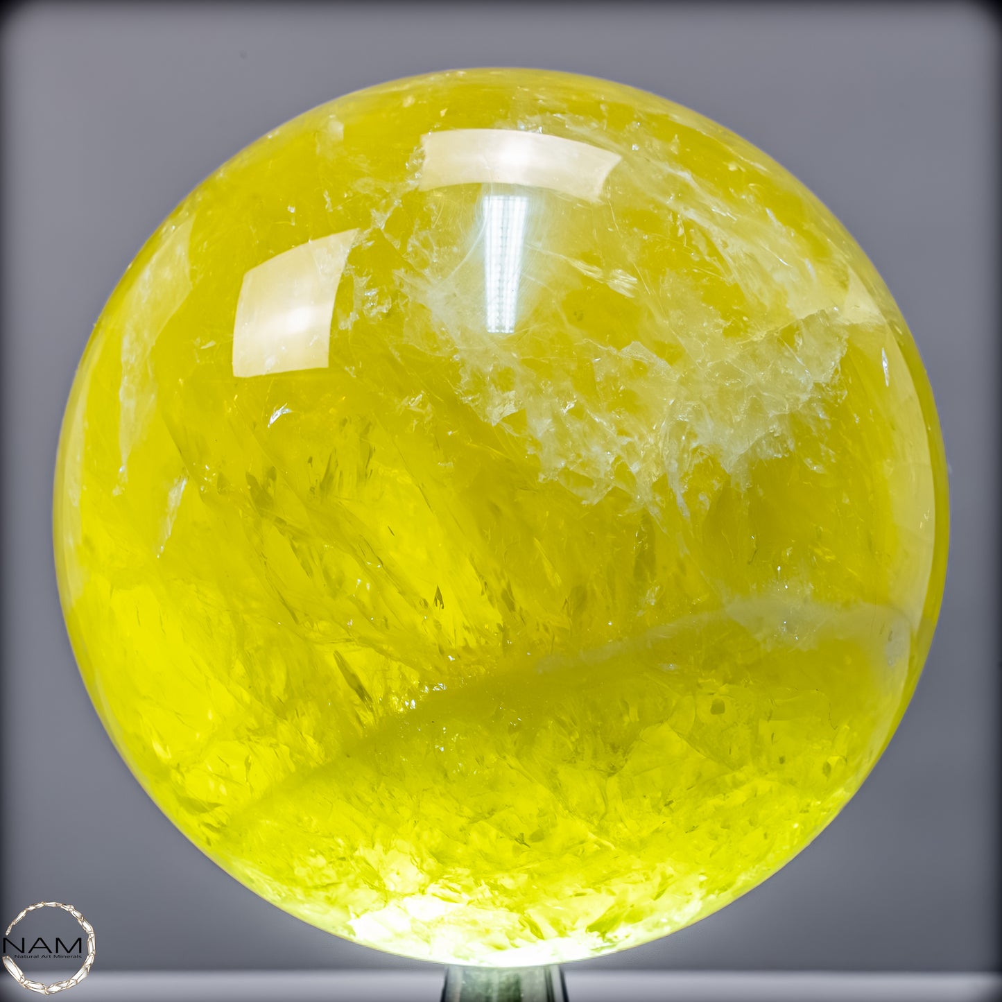 Top Qualität Transparenter Citrin Kristall Kugel - Brasilien - 3920,14 g