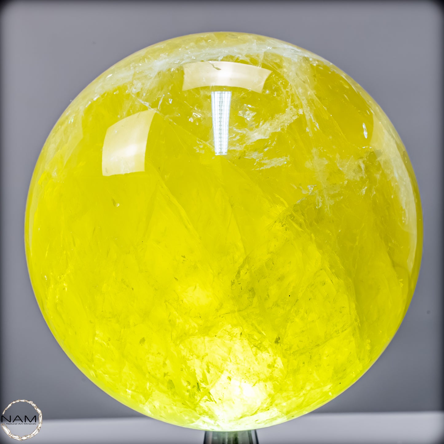 Top Qualität Transparenter Citrin Kristall Kugel - Brasilien - 3920,14 g