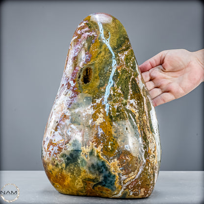 Natürliche Ozean-Jaspis Kristall-Freiform - 9417,53 g