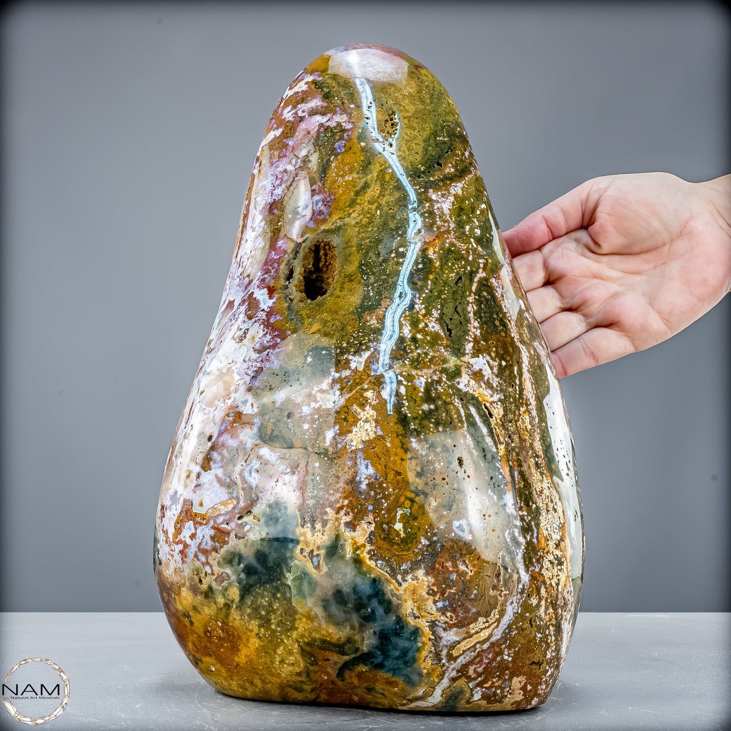 Natürliche Ozean-Jaspis Kristall-Freiform - 9417,53 g