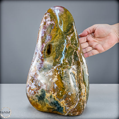 Natürliche Ozean-Jaspis Kristall-Freiform - 9417,53 g