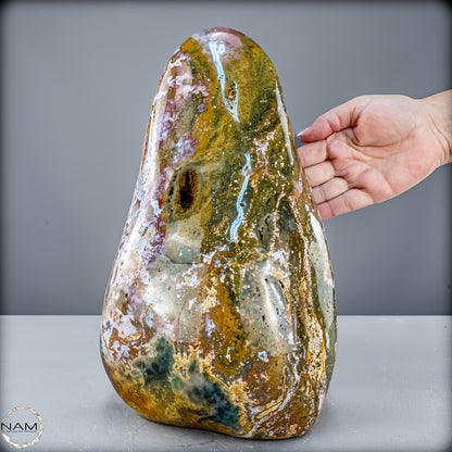 Natürliche Ozean-Jaspis Kristall-Freiform - 9417,53 g