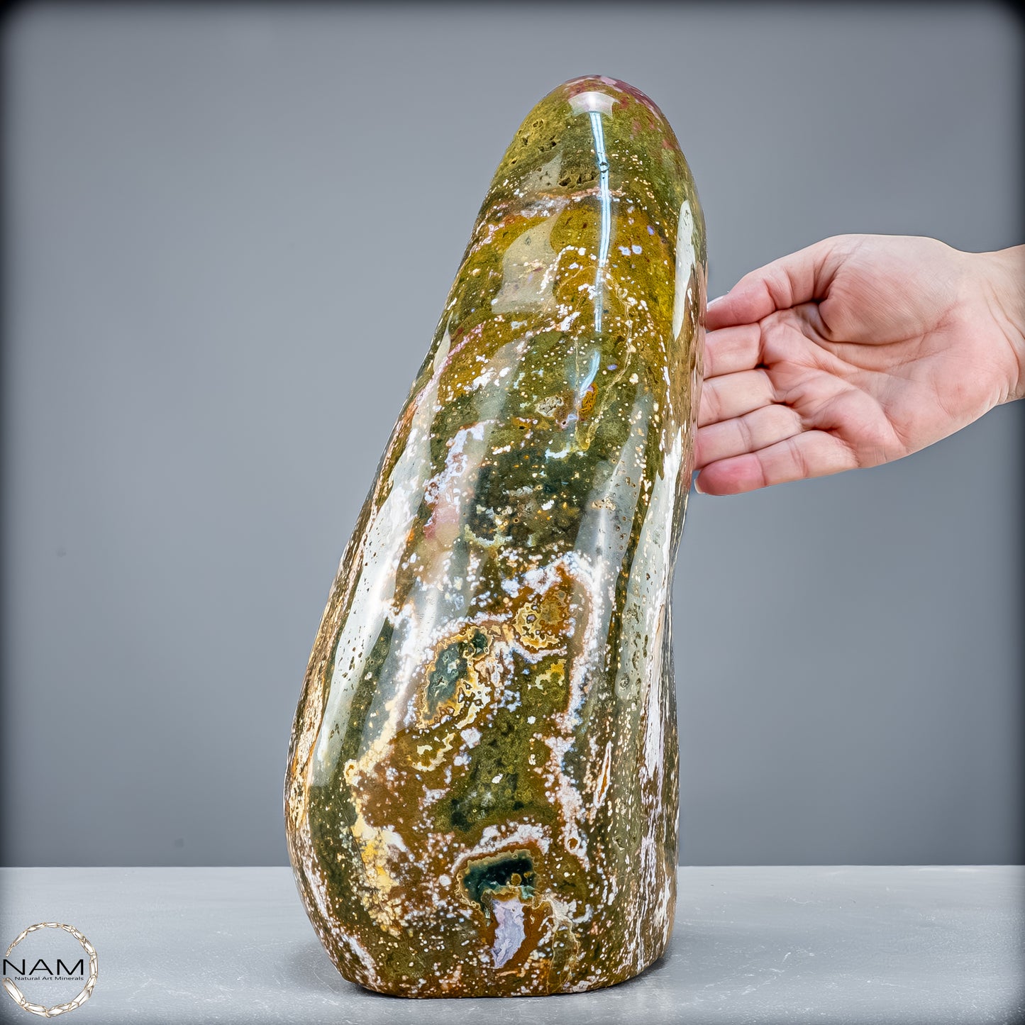 Natürliche Ozean-Jaspis Kristall-Freiform - 9417,53 g