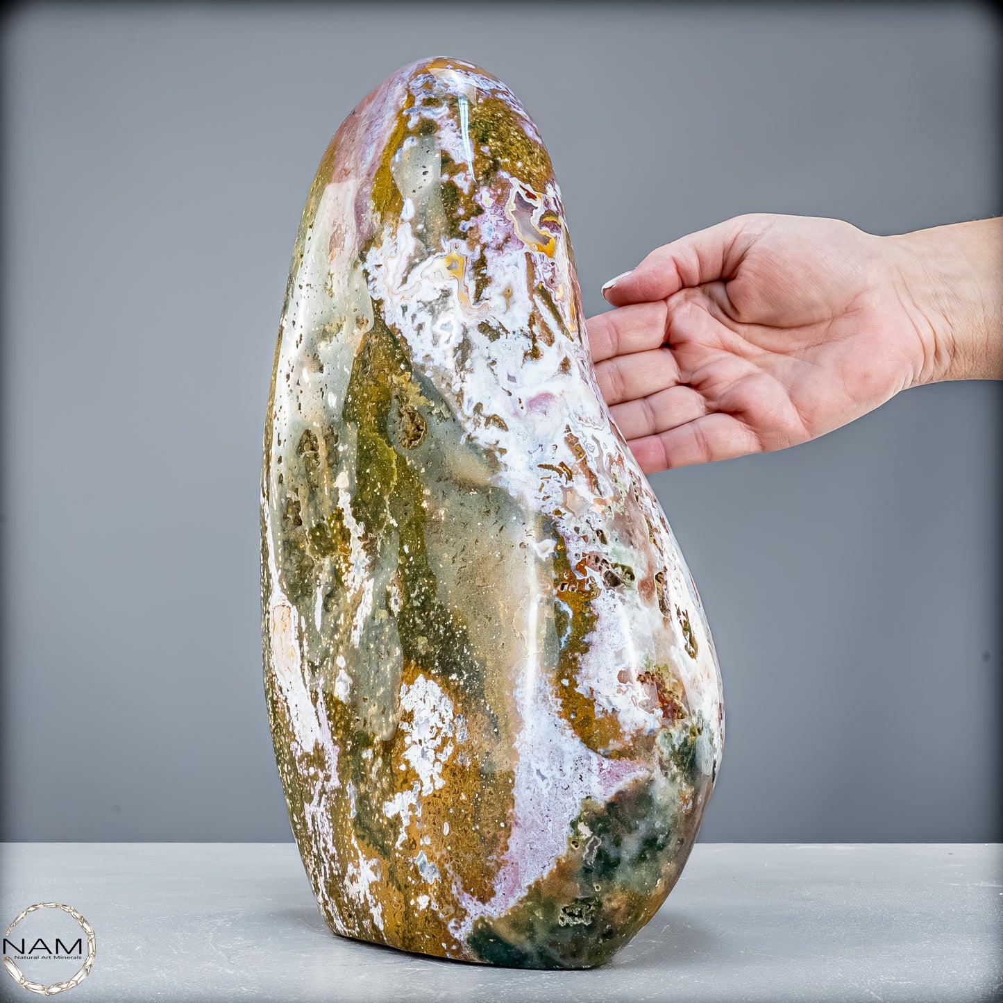 Natürliche Ozean-Jaspis Kristall-Freiform - 9417,53 g