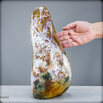 Natürliche Ozean-Jaspis Kristall-Freiform - 9417,53 g