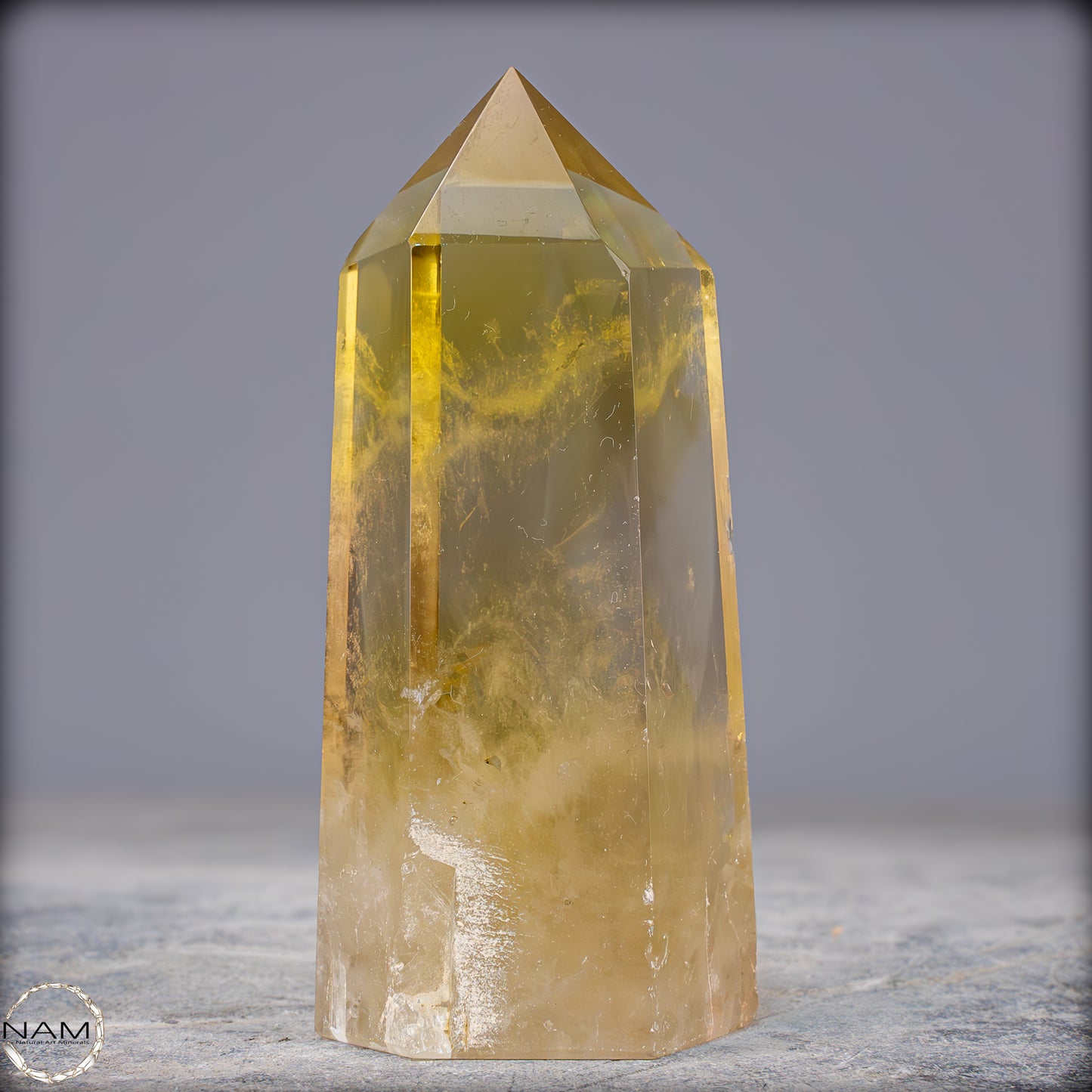 Top Qualität Transparenter Citrin Kristall - Brasilien - 323,39g
