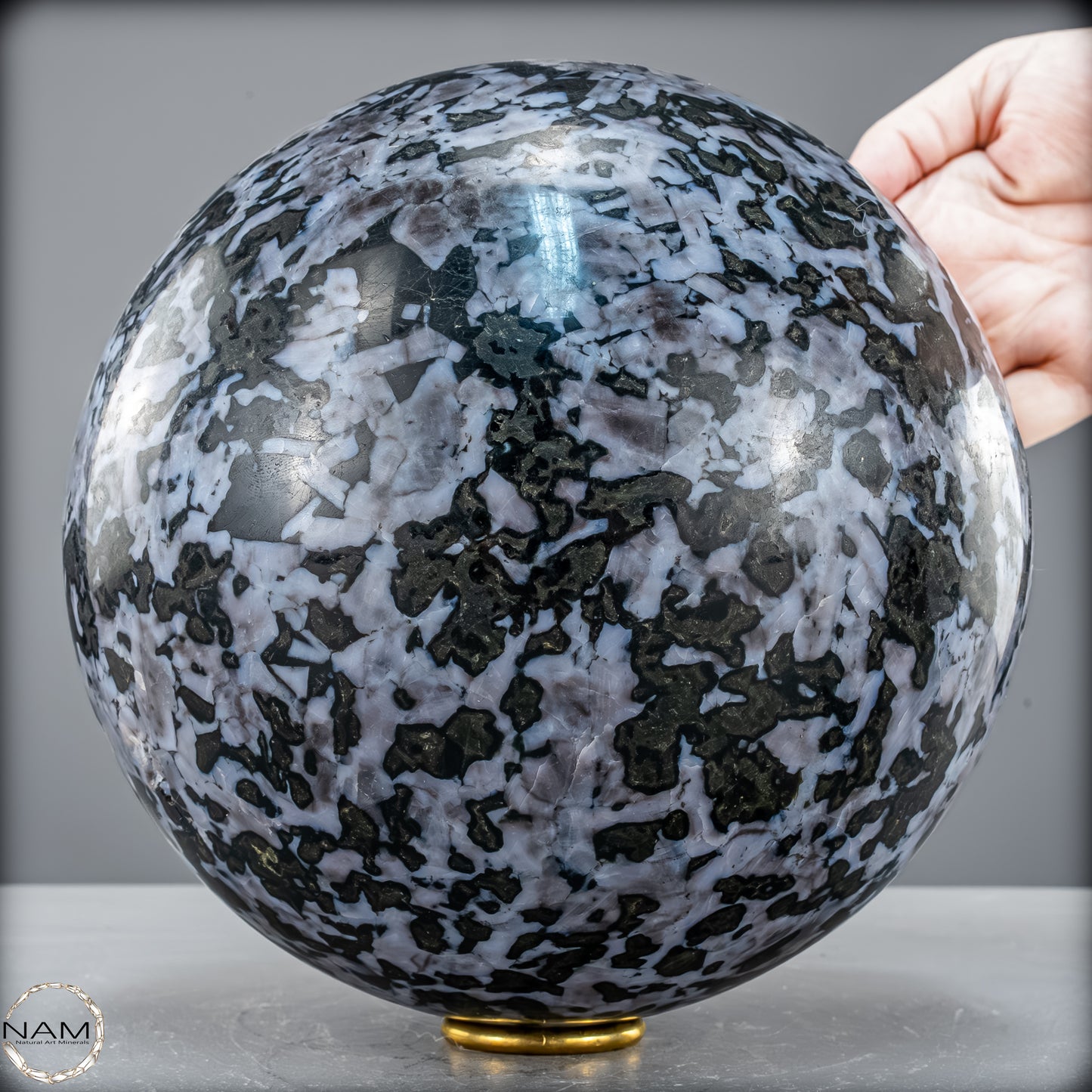 Natürliche Merlinit (Gabbro) Kristallkugel - 11976,14 g