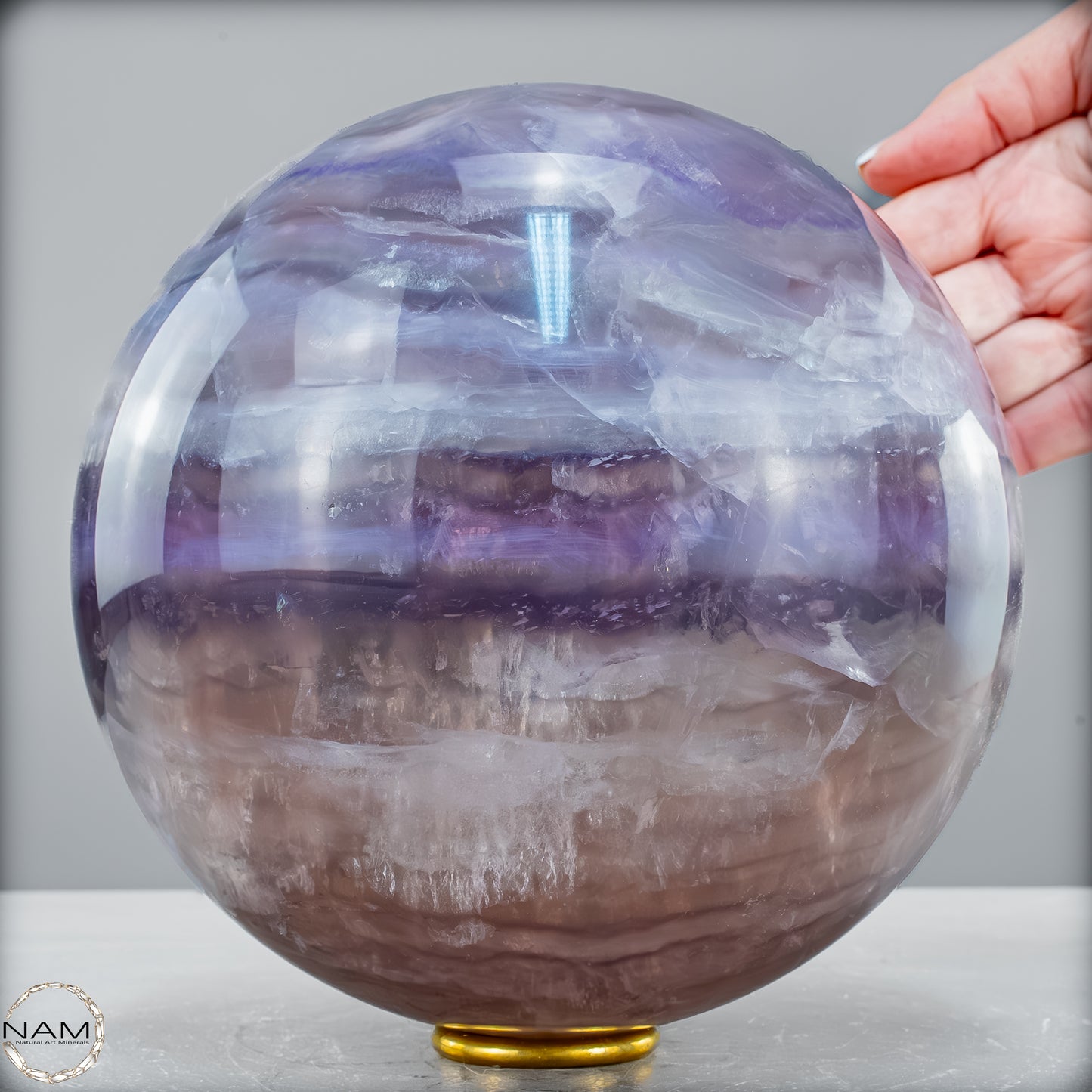 Natürliche Regenbogen-Fluorit Kristallkugel, China - 8886,54 g