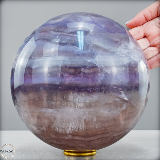 Natürliche Regenbogen-Fluorit Kristallkugel, China - 8886,54 g