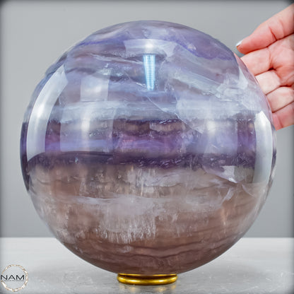 Natürliche Regenbogen-Fluorit Kristallkugel, China - 8886,54 g