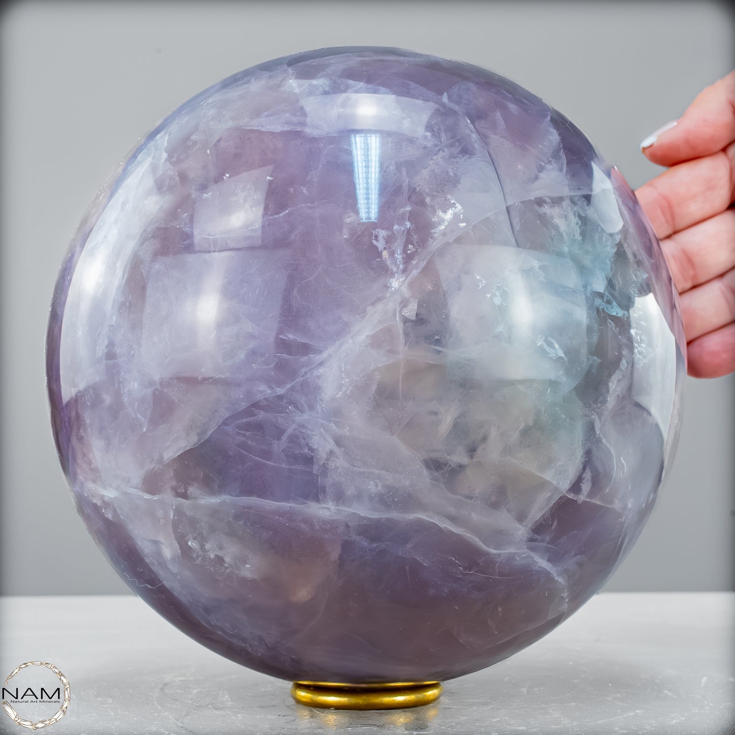 Natürliche Regenbogen-Fluorit Kristallkugel, China - 8886,54 g