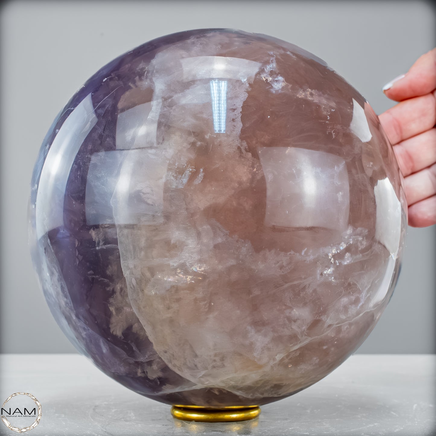 Natürliche Regenbogen-Fluorit Kristallkugel, China - 8886,54 g