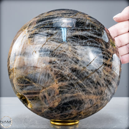 Natürliche Funkelnde Mondstein Kristall-Kugel - 5357,59 g