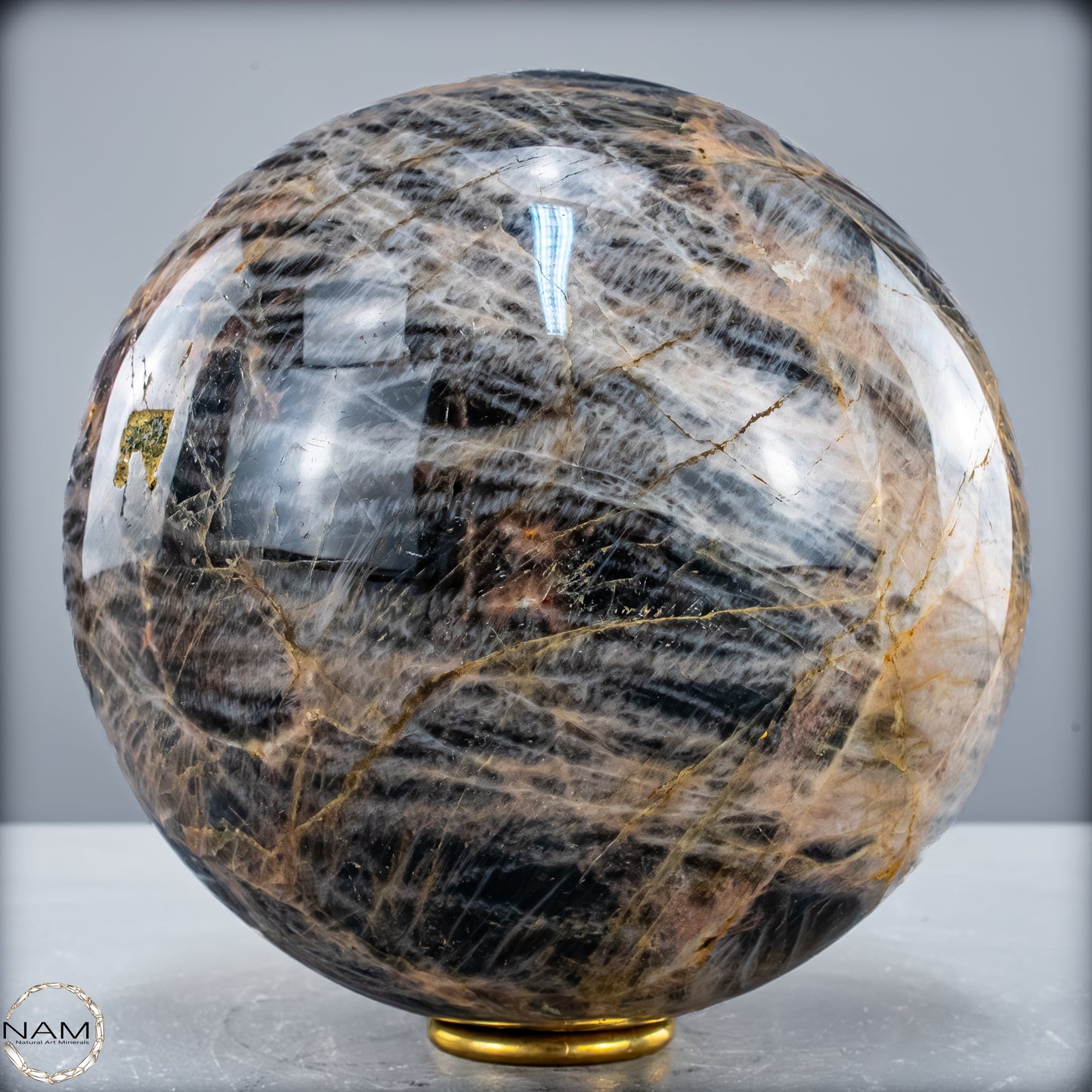 Natürliche Funkelnde Mondstein Kristall-Kugel - 5357,59 g